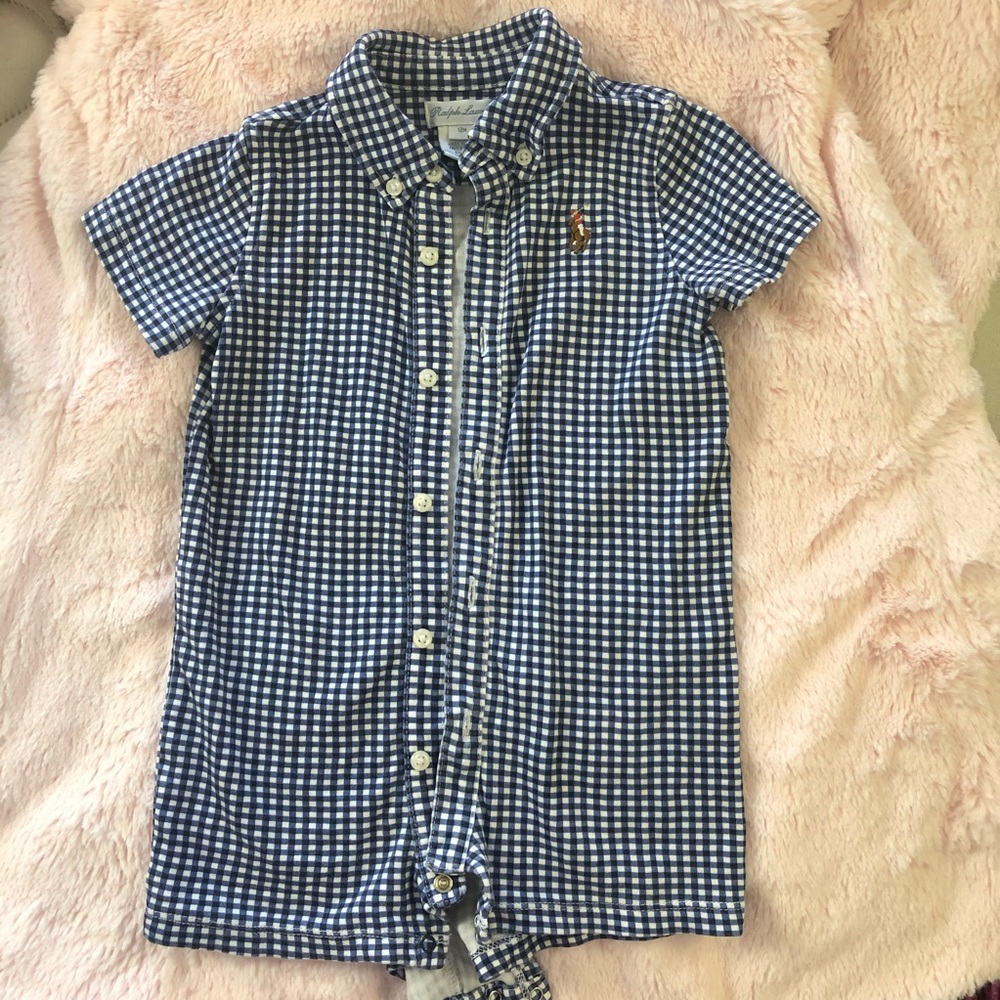 Ralph Lauren 12M romper.
